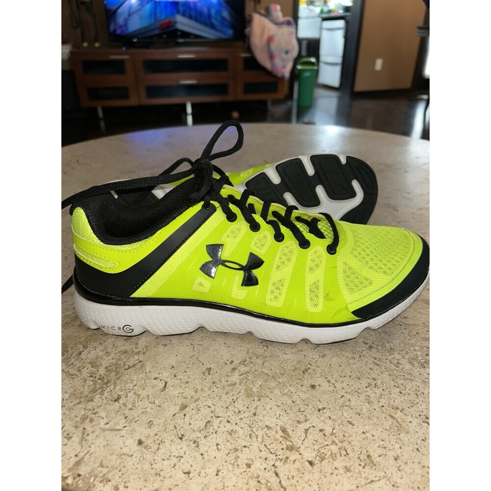 Under Armour Sz 10.5 Micro G Assert 6 Neon Yellow Running Women’s